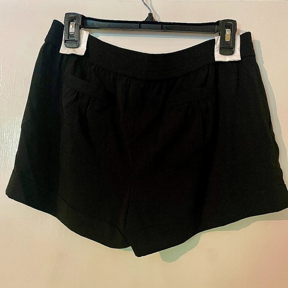 Anthro_Frenchi Black Flowy Shorts w/ Pockets